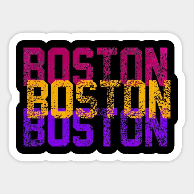 Boston Boston Boston Sticker by Naves